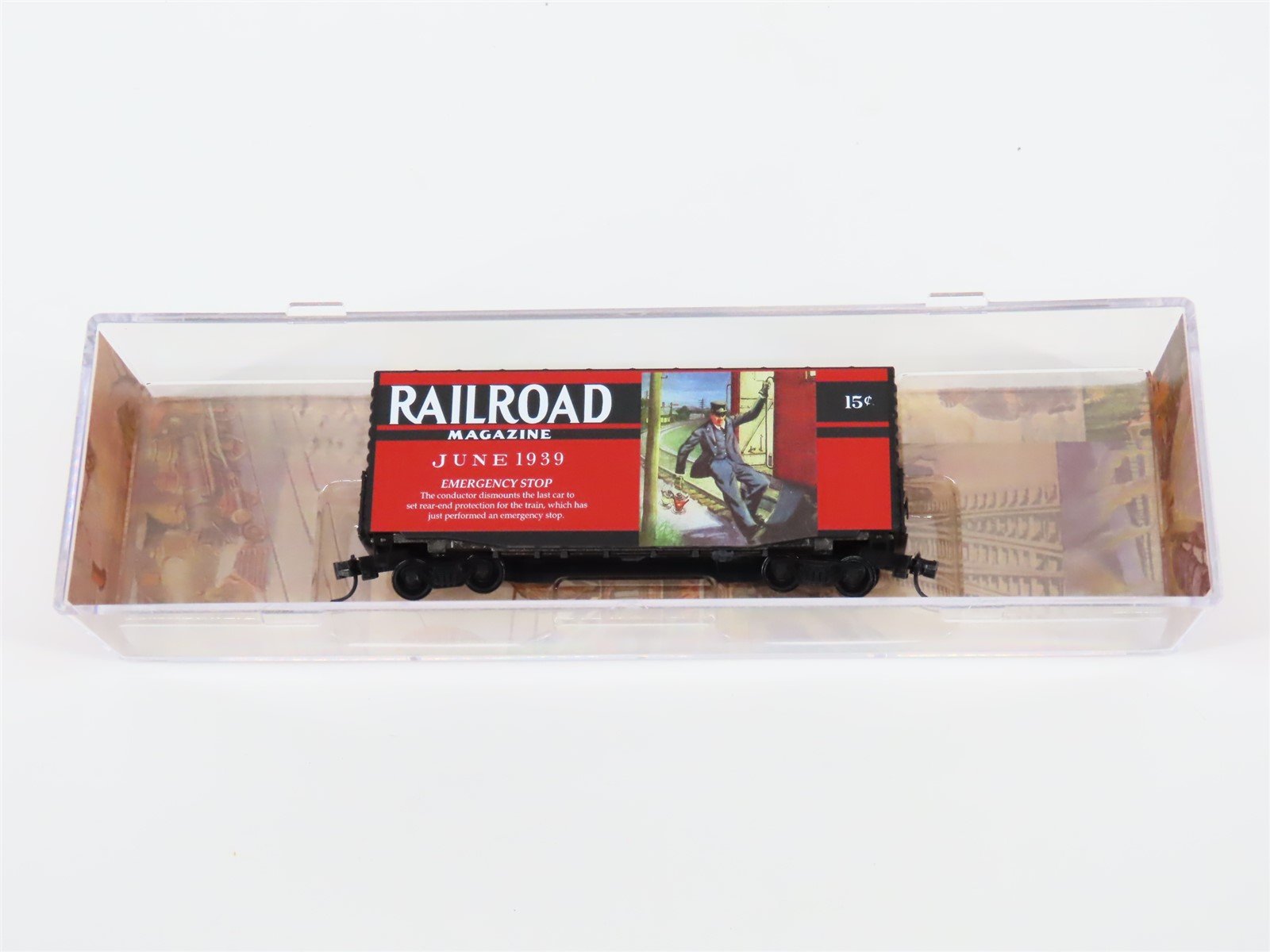 N Micro-Trains MTL #10100883 Railroad Magazine Car #4 Box Car "Emergency Stop"