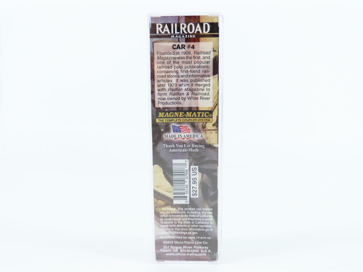 N Micro-Trains MTL #10100883 Railroad Magazine Car #4 Box Car &quot;Emergency Stop&quot;