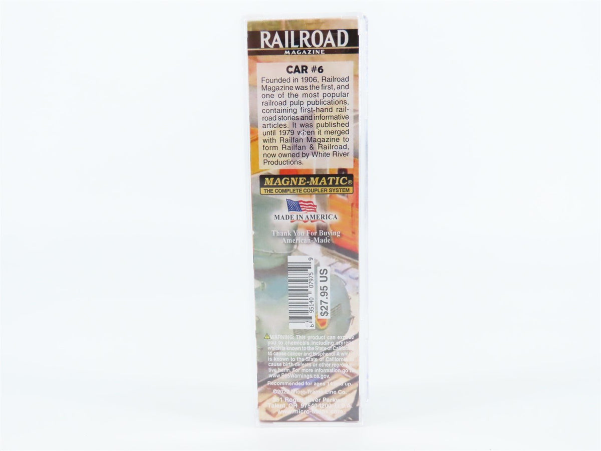 N Scale Micro-Trains MTL #10100885 Railroad Magazine Car #6 40&#39; Hy-Cube Box Car