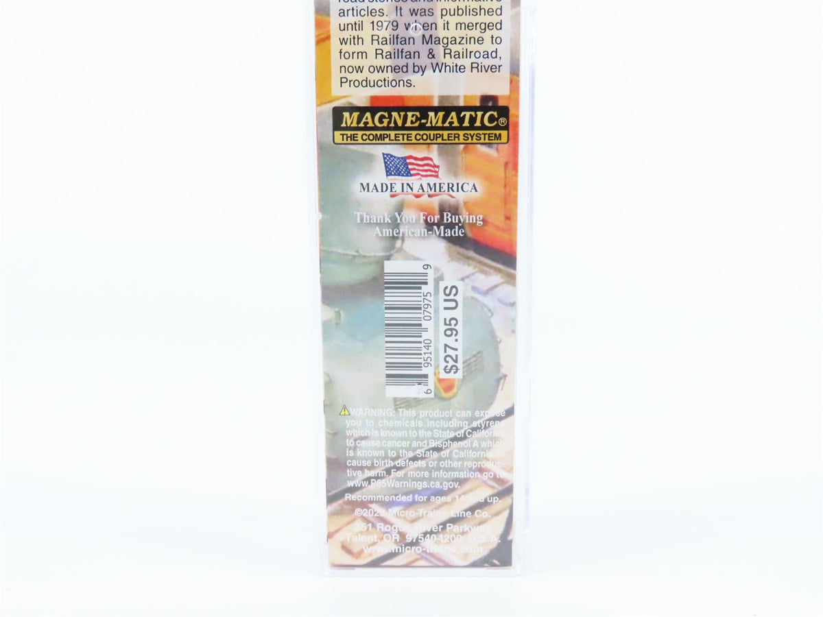 N Scale Micro-Trains MTL #10100885 Railroad Magazine Car #6 40&#39; Hy-Cube Box Car