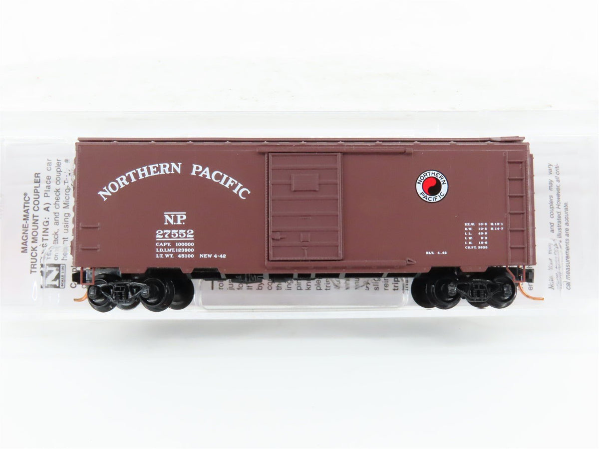 N Scale Micro-Trains MTL 02000980 NP Northern Pacific 40&#39; Box Car #27552