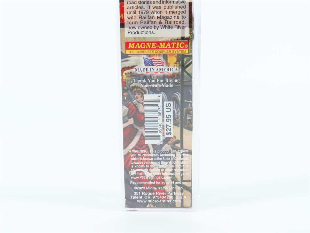 N Scale Micro-Trains MTL #10100890 Railroad Magazine Car #11 40&#39; Hy-Cube Box Car