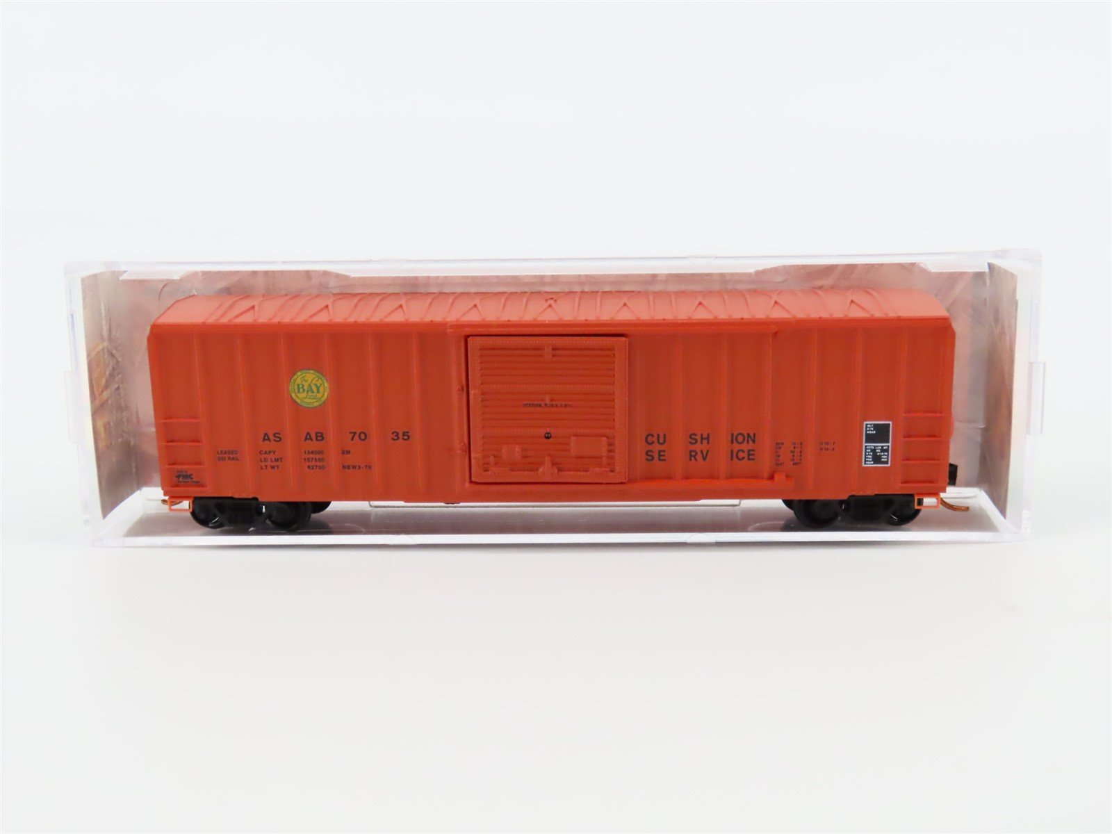 N Micro-Trains MTL #02500920 Per Diem Series ASAB "The Bay Line" Box Car #7035