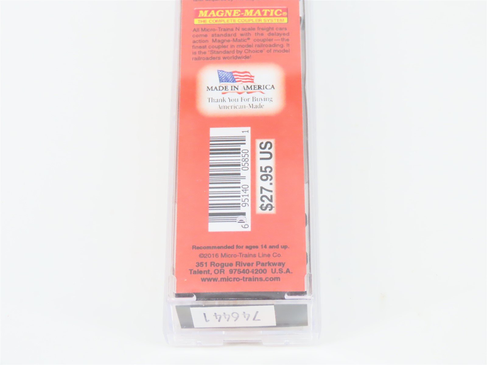 N Micro-Trains MTL #02500920 Per Diem Series ASAB 