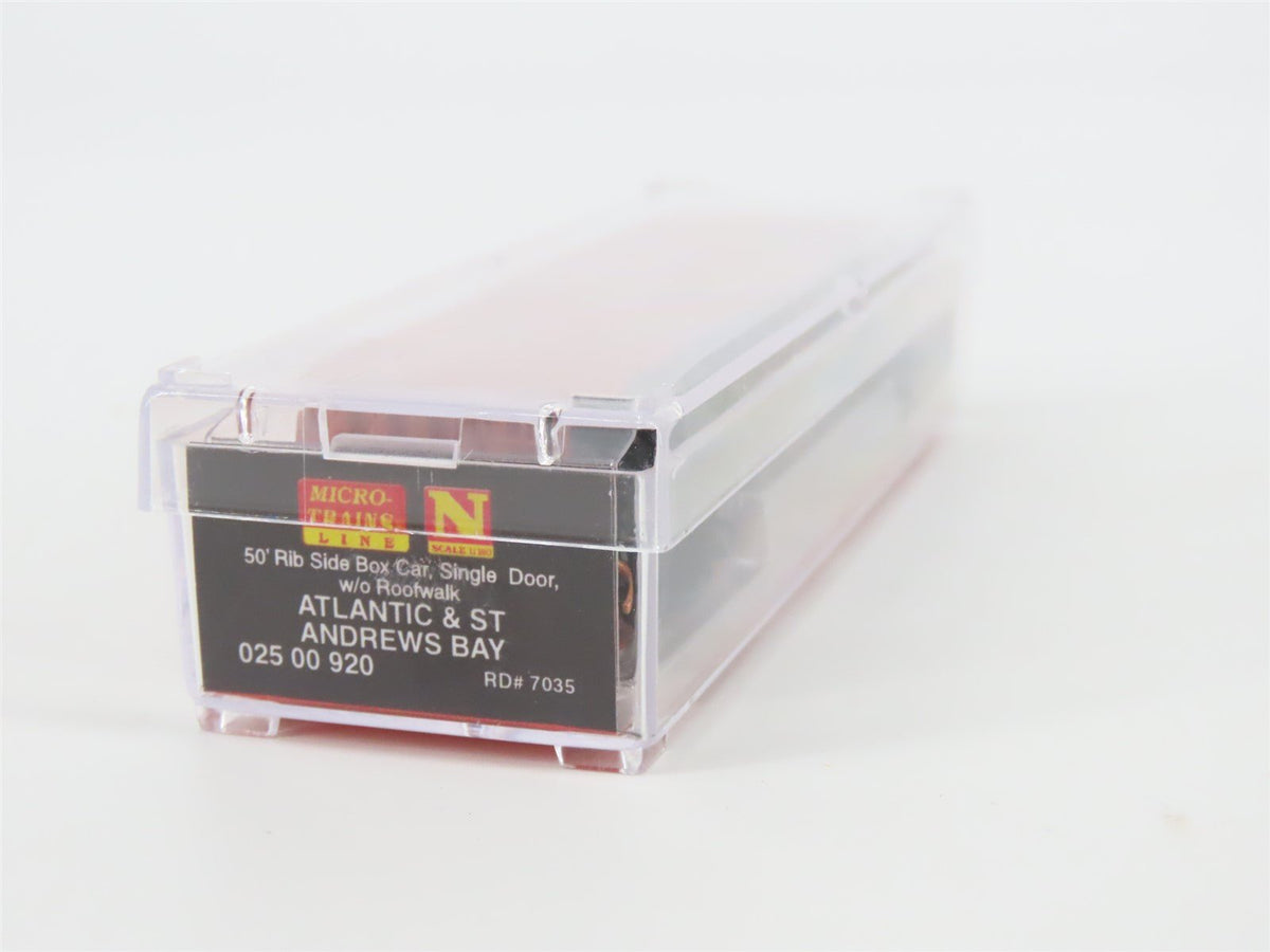 N Micro-Trains MTL #02500920 Per Diem Series ASAB &quot;The Bay Line&quot; Box Car #7035