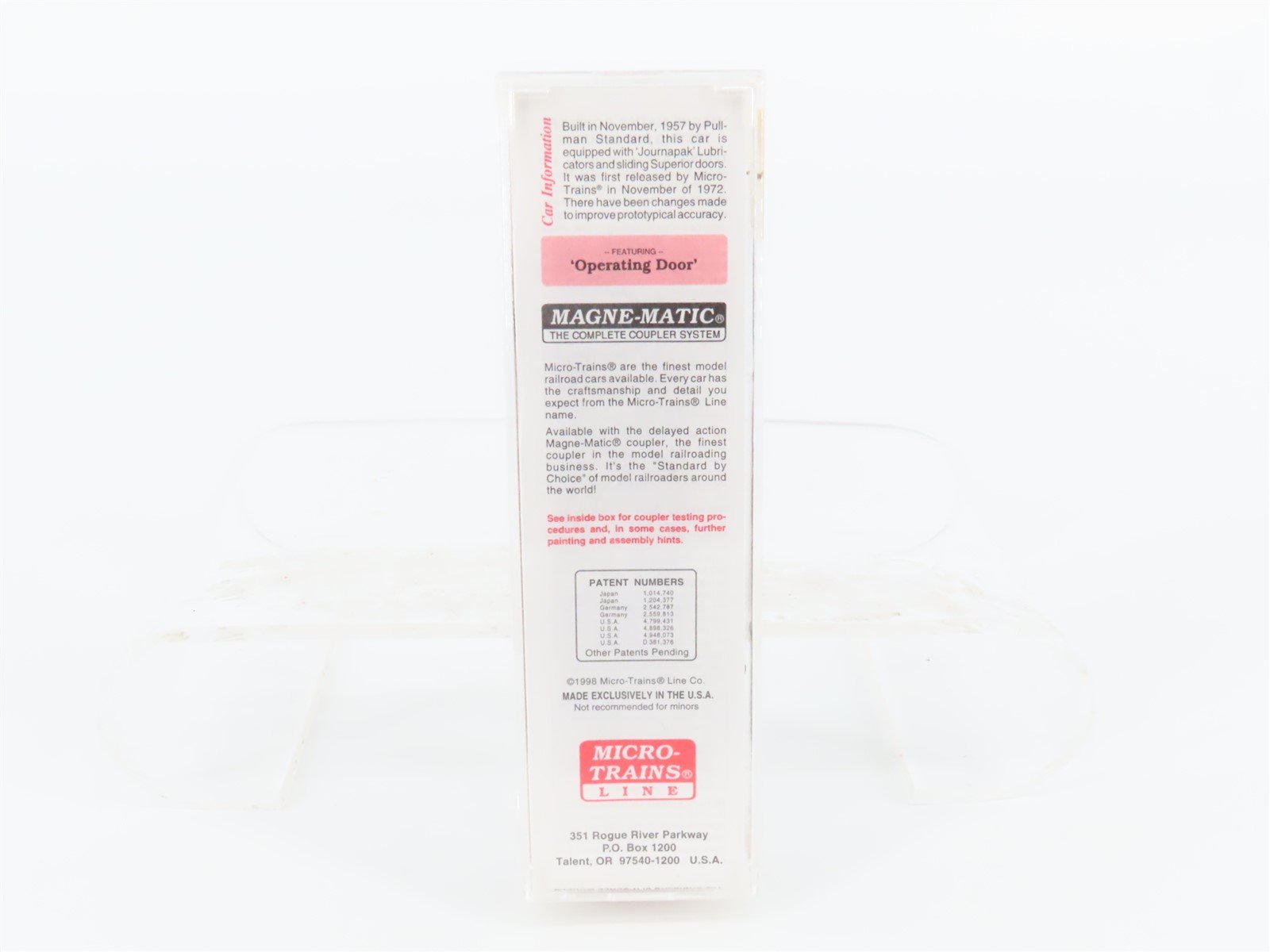 N Scale Micro-Trains MTL 20010 GTW Grand Trunk Western 40' Box Car #516771