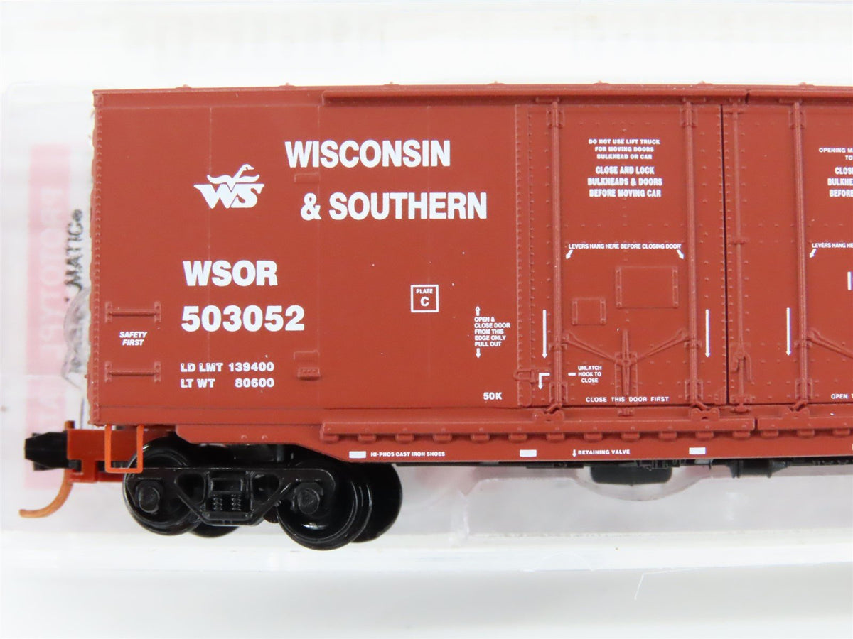 N Micro-Trains MTL 07500180 WSOR &quot;We Support Our Troops!&quot; 50&#39; Box Car #503052