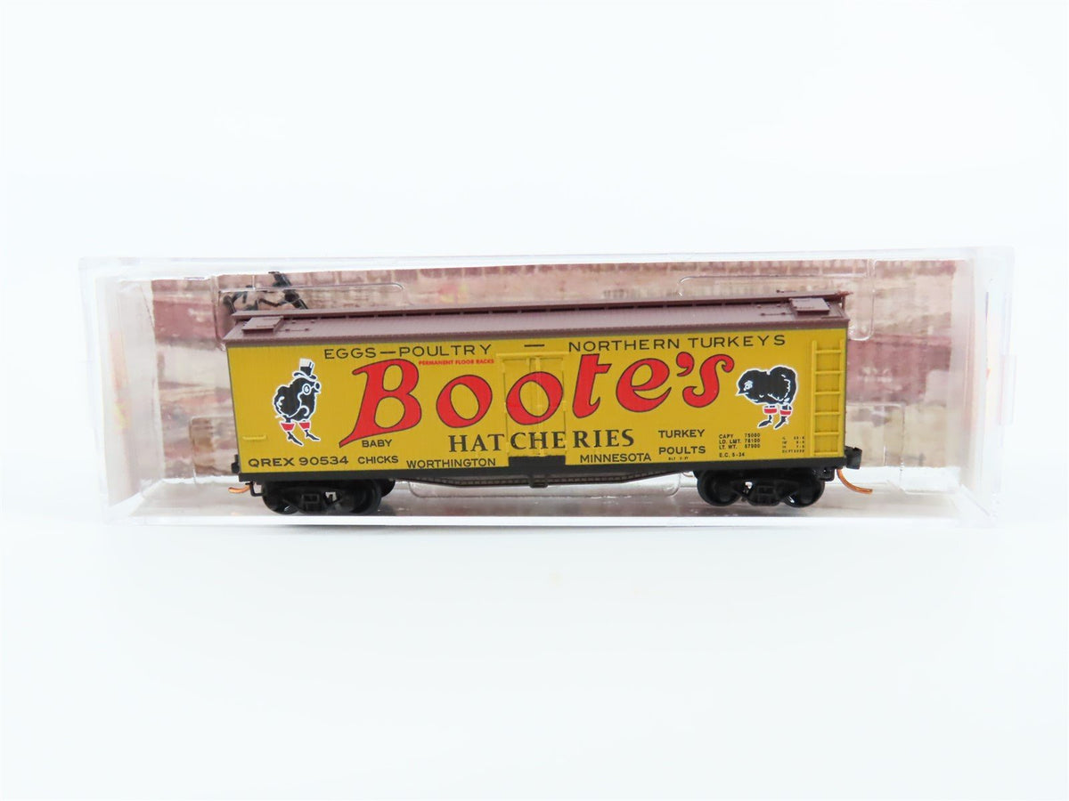 N Micro-Trains MTL 04900620 Meat Packers Series #8 QREX Bootes 40&#39; Reefer #90534