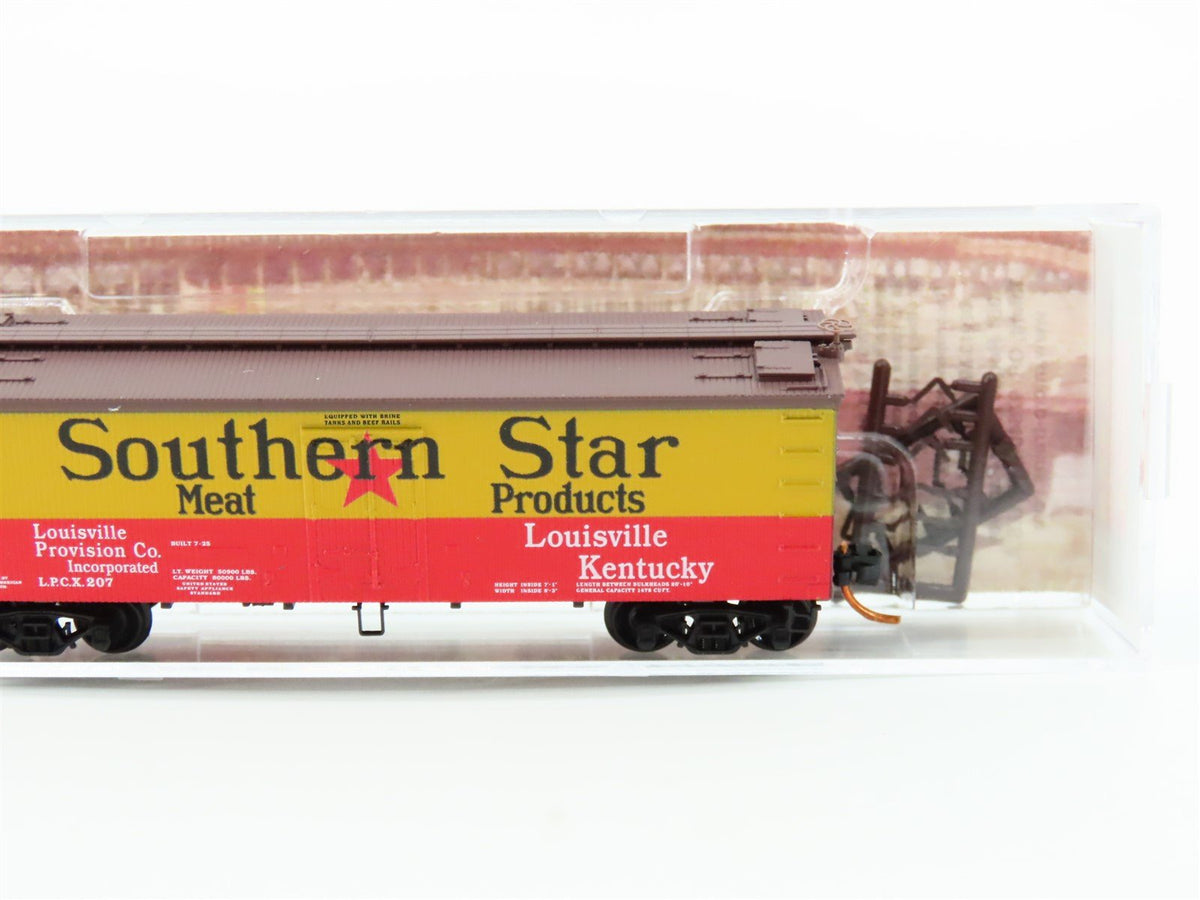 N Micro-Trains MTL #05800526 Meat Packers #11 LPCX Southern Star 36&#39; Reefer #207