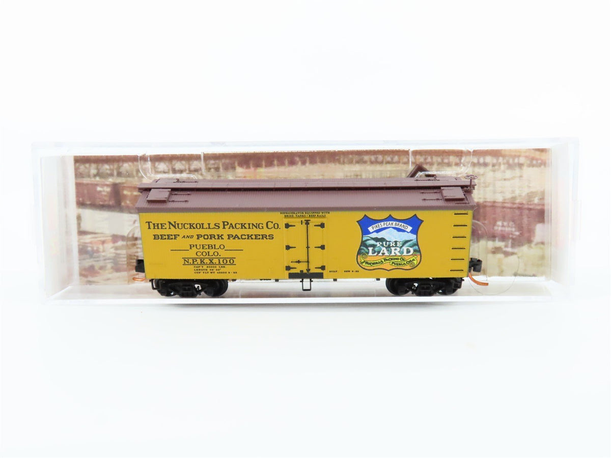 N Micro-Trains MTL #05800536 Meat Packers Car #12 NPKX Nuckoll&#39;s 36&#39; Reefer #100