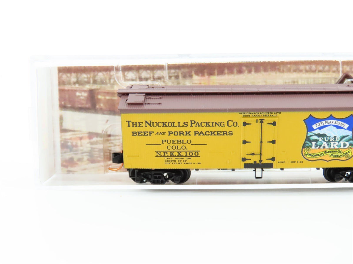 N Micro-Trains MTL #05800536 Meat Packers Car #12 NPKX Nuckoll&#39;s 36&#39; Reefer #100