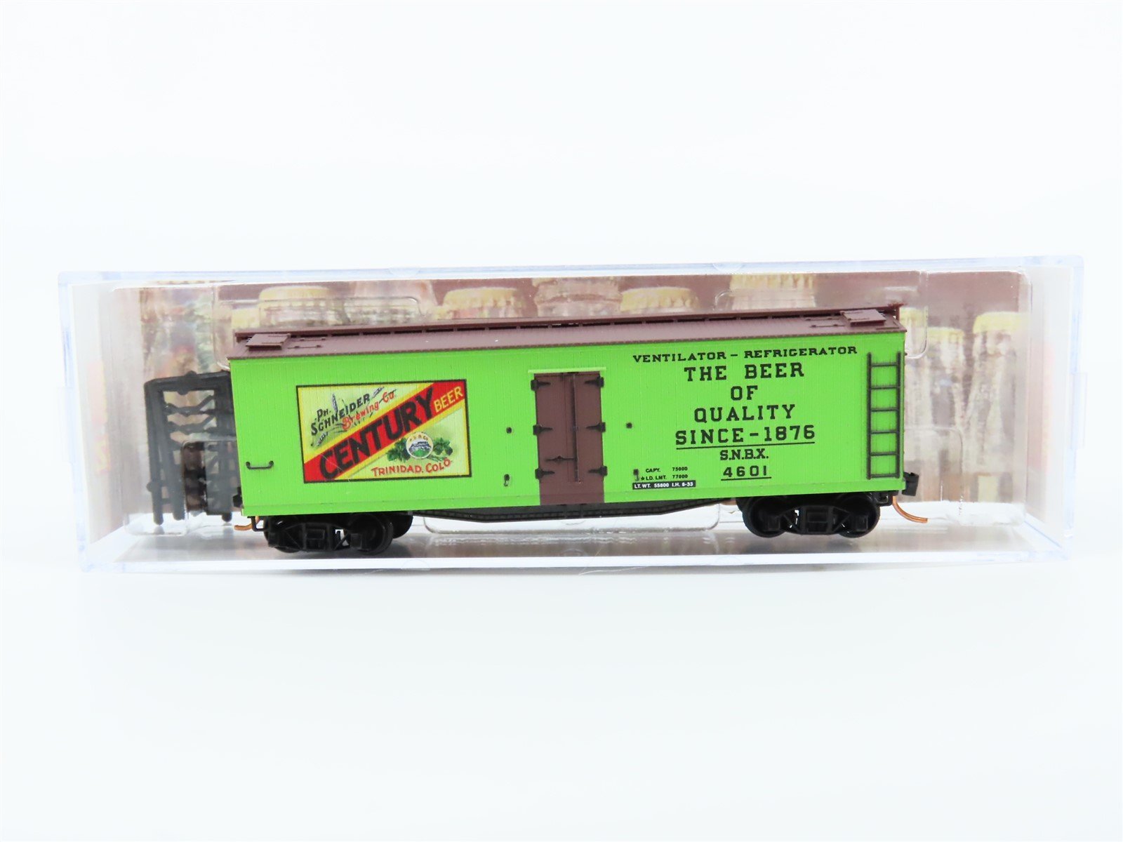 N Micro-Trains MTL 04900680 Brewery Series #7 SNBX Century Beer 40' Reefer #4601