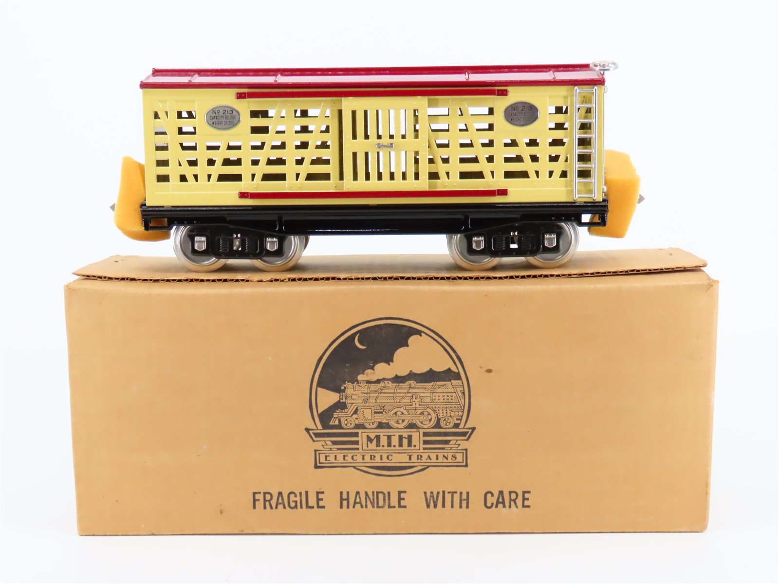 Standard Gauge 3-Rail MTH Tinplate 213 Cattle Stock Car