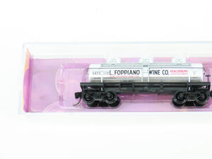 N Micro-Trains MTL #06600110 GATX L. Foppiano Wine Co. 3-Dome Tank Car #1112