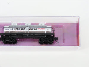 N Micro-Trains MTL #06600110 GATX L. Foppiano Wine Co. 3-Dome Tank Car #1112