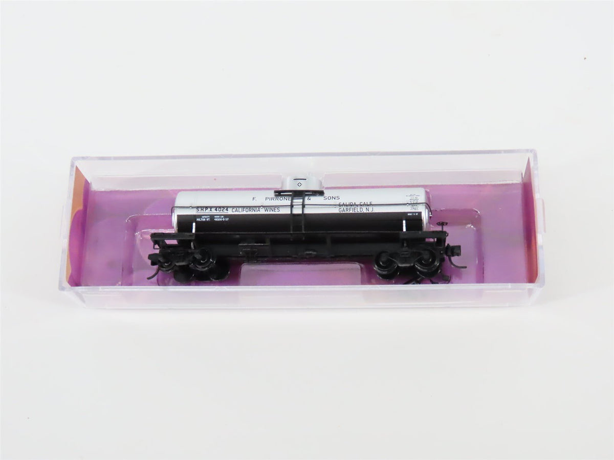 N Micro-Trains MTL #06500066 SHPX Pirrone &amp; Sons Single Dome Tank Car #4024