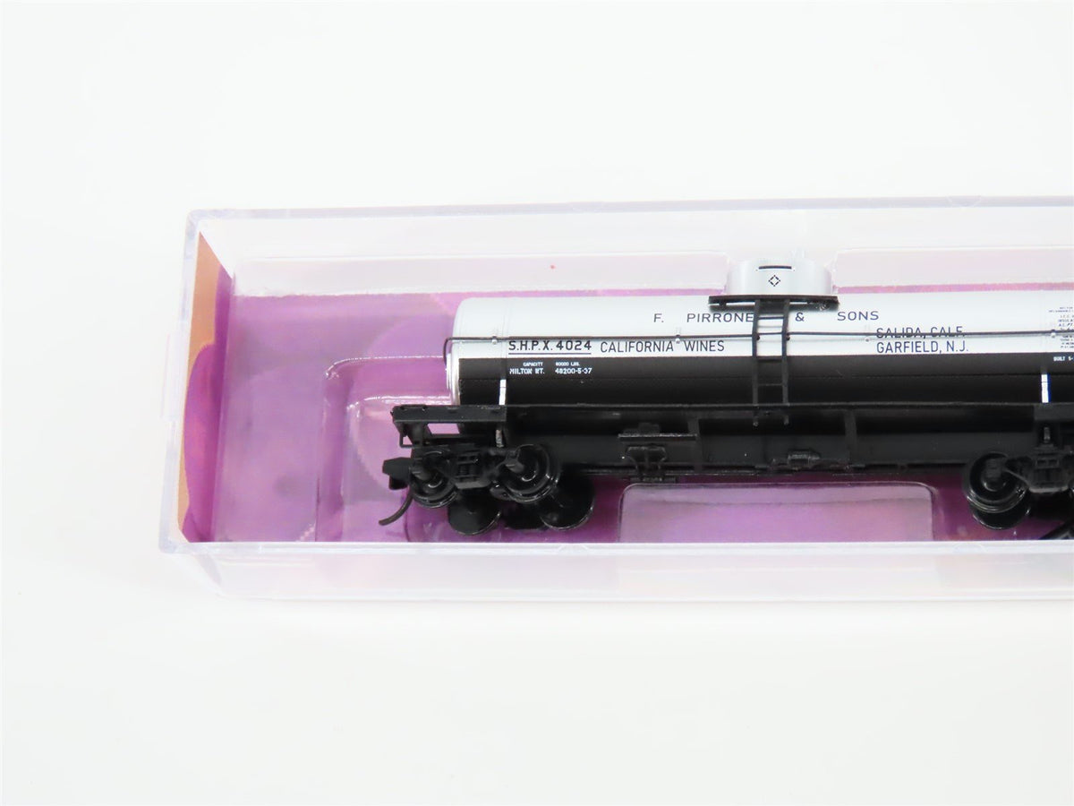 N Micro-Trains MTL #06500066 SHPX Pirrone &amp; Sons Single Dome Tank Car #4024