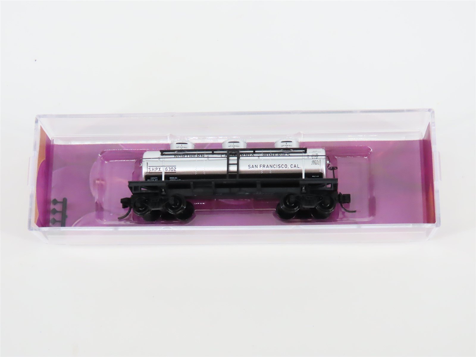 N Micro-Trains MTL 06600150 SHPX Northern California Wineries 3-Dome Tank Car