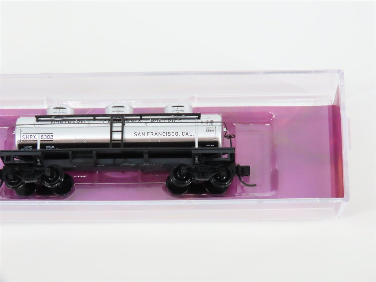 N Micro-Trains MTL 06600150 SHPX Northern California Wineries 3-Dome Tank Car