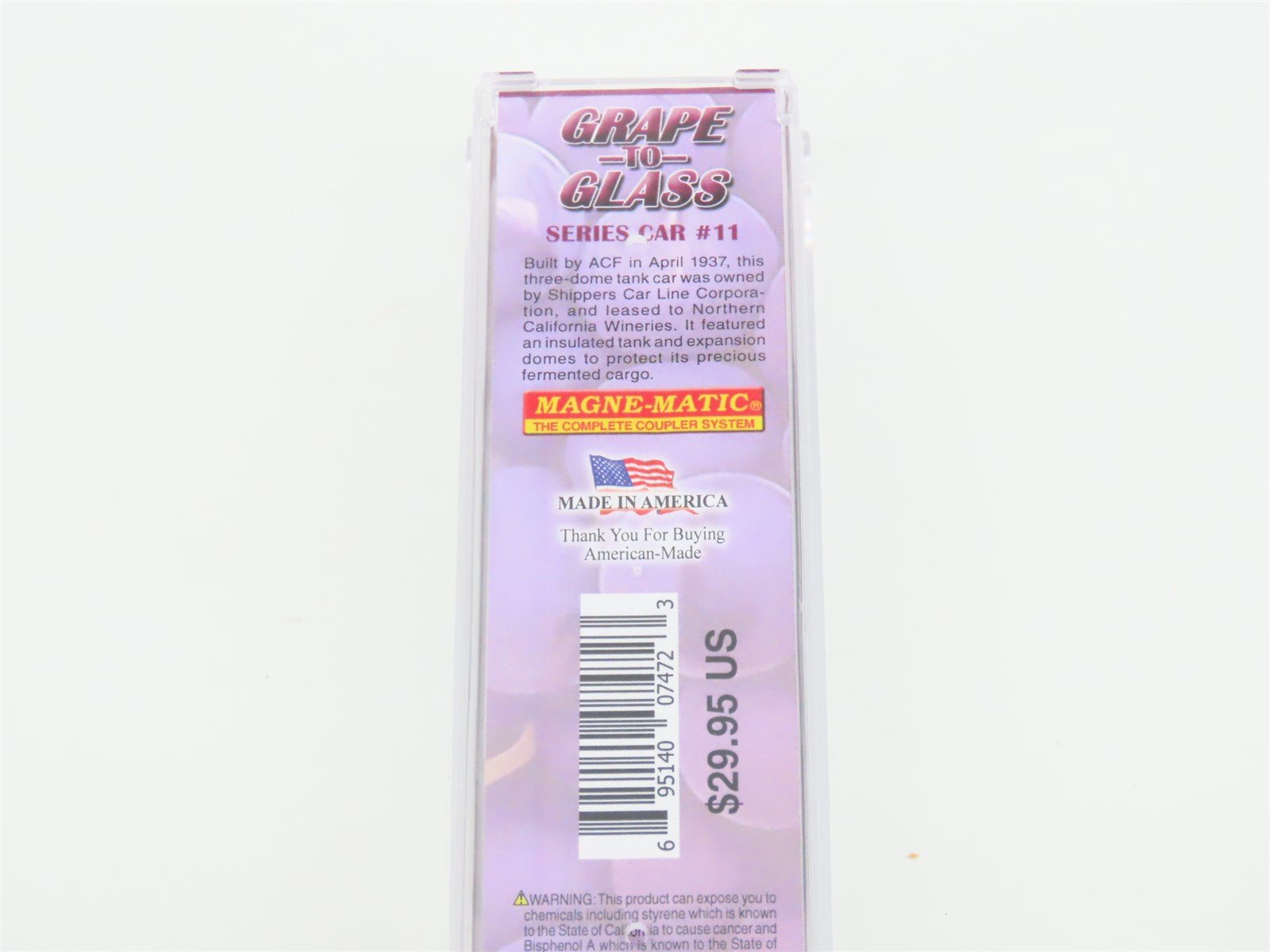 N Micro-Trains MTL 06600150 SHPX Northern California Wineries 3-Dome Tank Car