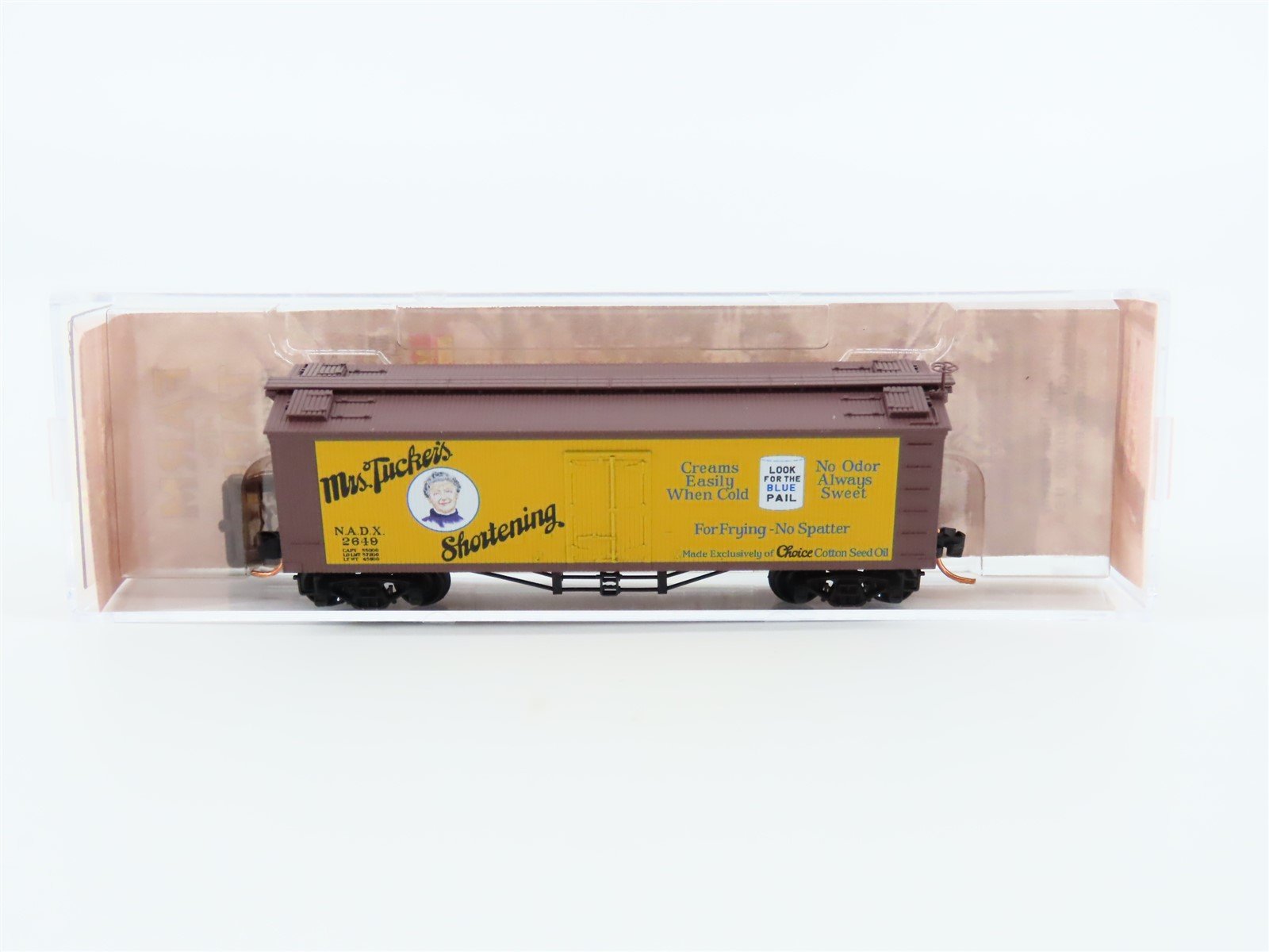 N Micro-Trains MTL #05800470 NADX Mrs. Tucker's Shortening 36' Reefer #2649