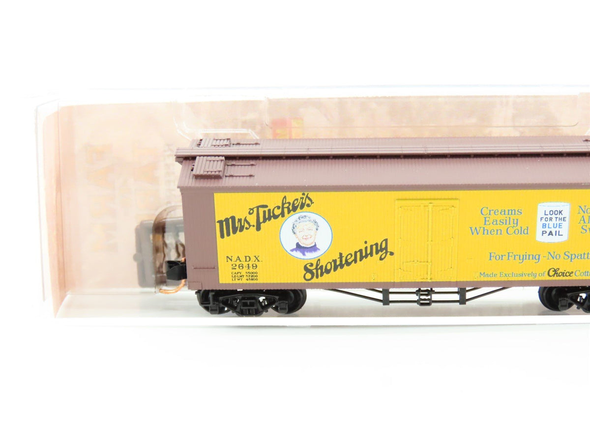 N Micro-Trains MTL #05800470 NADX Mrs. Tucker&#39;s Shortening 36&#39; Reefer #2649