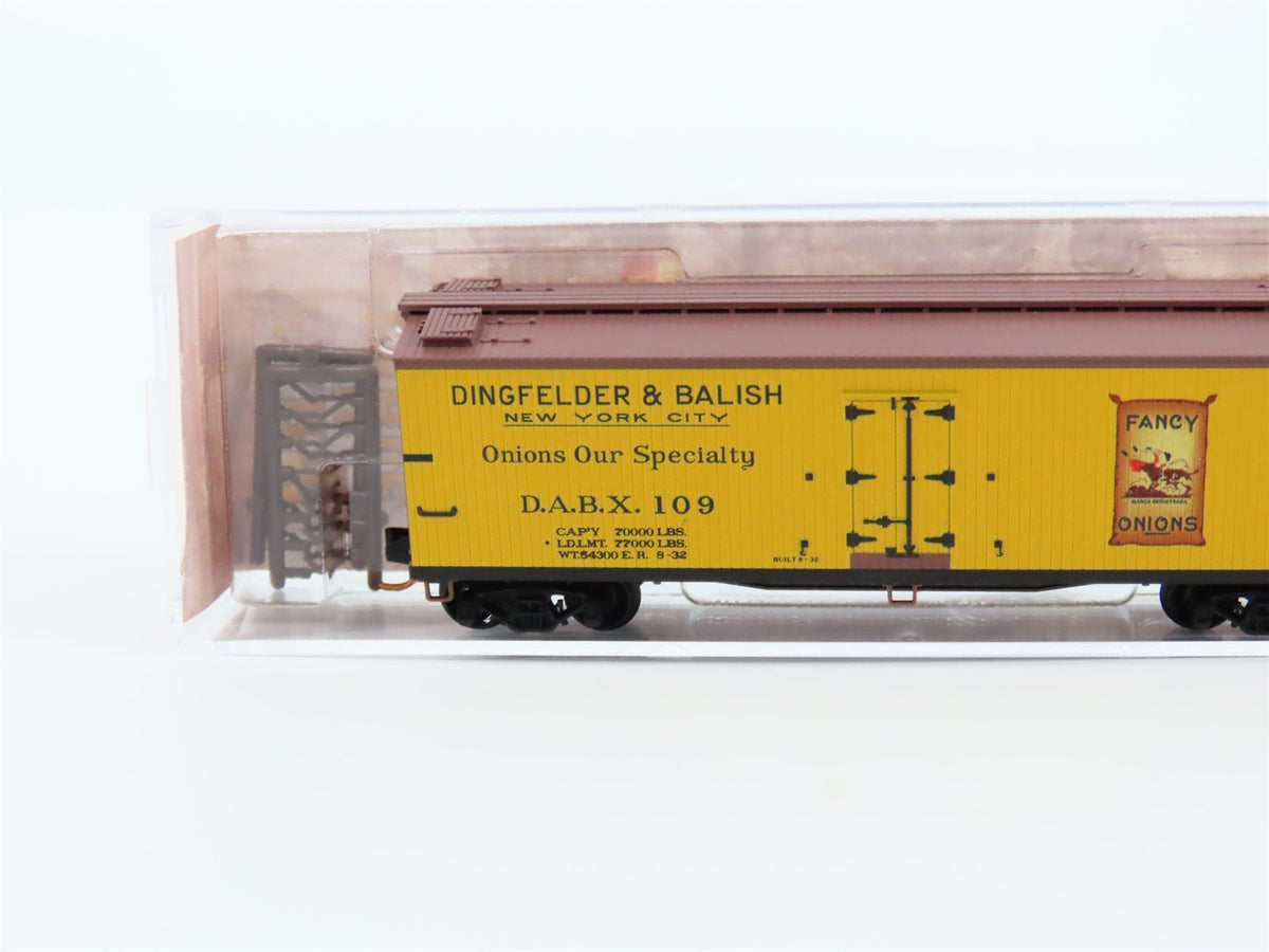 N Scale Micro-Trains MTL #04900850 DABX Dingfelder &amp; Balish 40&#39; Reefer #109