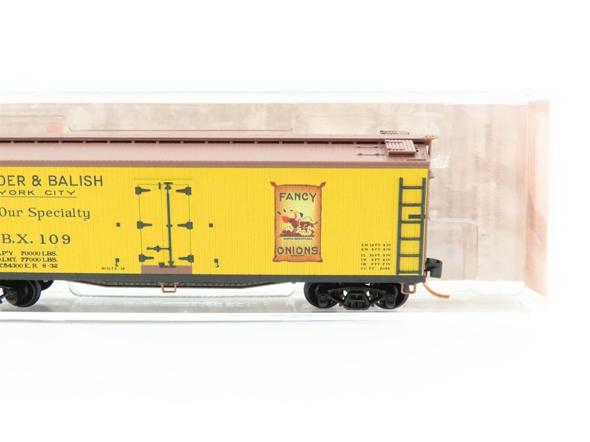 N Scale Micro-Trains MTL #04900850 DABX Dingfelder &amp; Balish 40&#39; Reefer #109