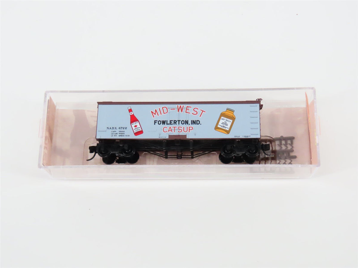 N Scale Micro-Trains MTL #05800480 NADX Mid-West Catsup 36&#39; Reefer #4722