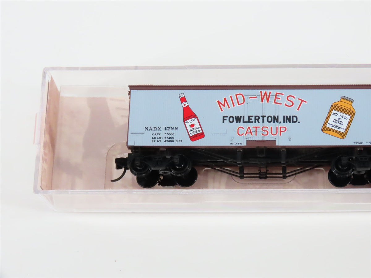 N Scale Micro-Trains MTL #05800480 NADX Mid-West Catsup 36&#39; Reefer #4722