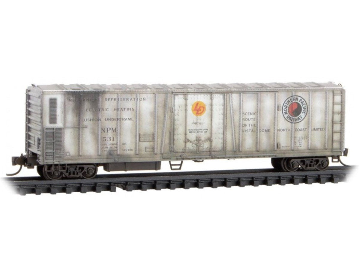 N Micro-Trains MTL 08144040 NP Northern Pacific 51&#39; Mech Reefer #531 - Weathered