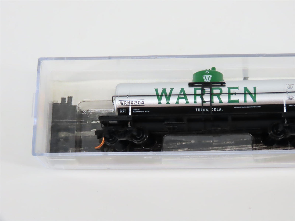 N Micro-Trains MTL #06500740 WRNX Warren Petroleum Single Dome Tank Car #204