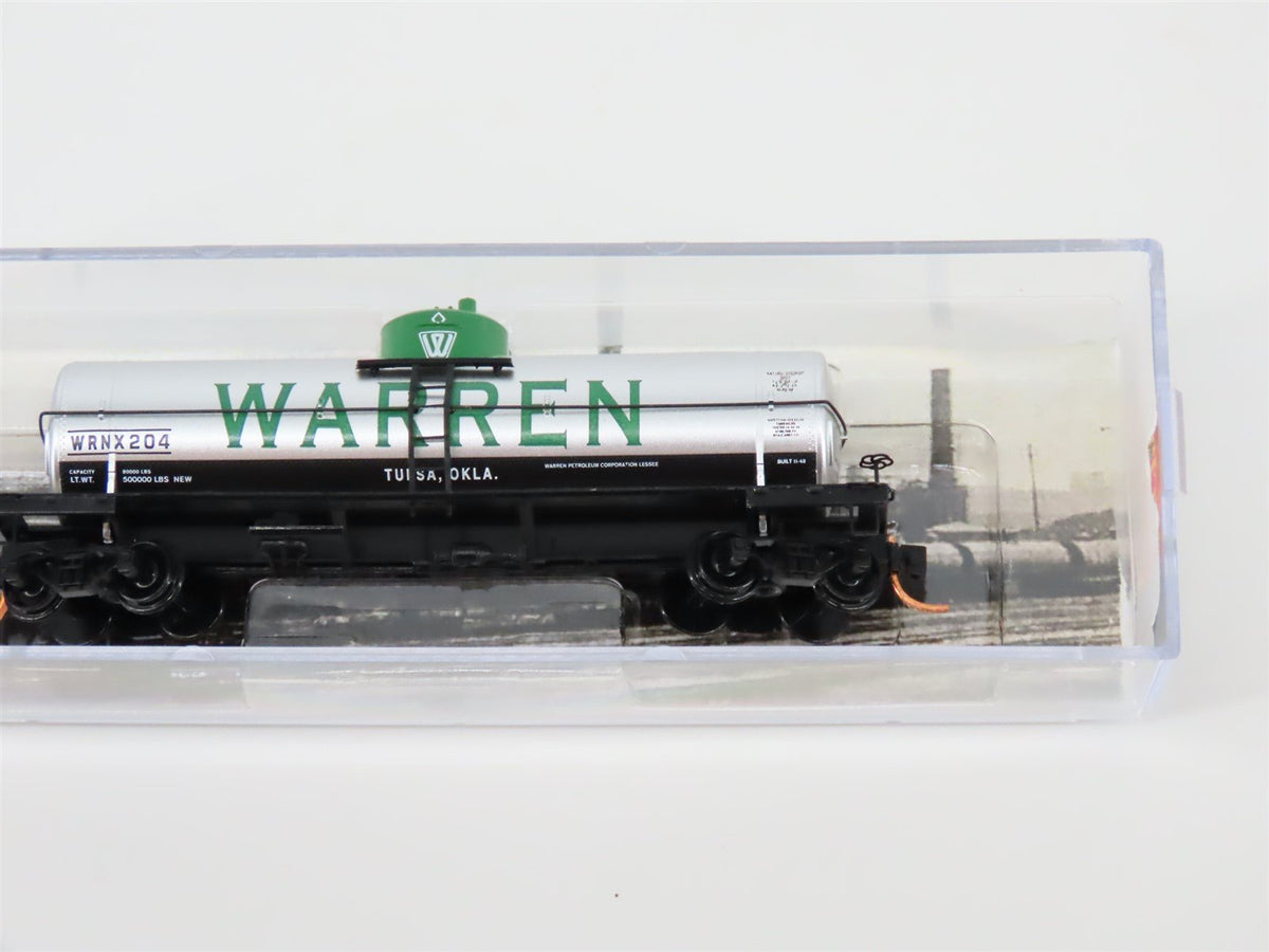 N Micro-Trains MTL #06500740 WRNX Warren Petroleum Single Dome Tank Car #204