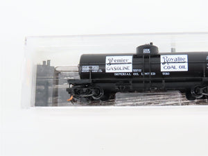 N Micro-Trains MTL #06500770 LOX Imperial Premium Gasoline Single Dome Tank Car