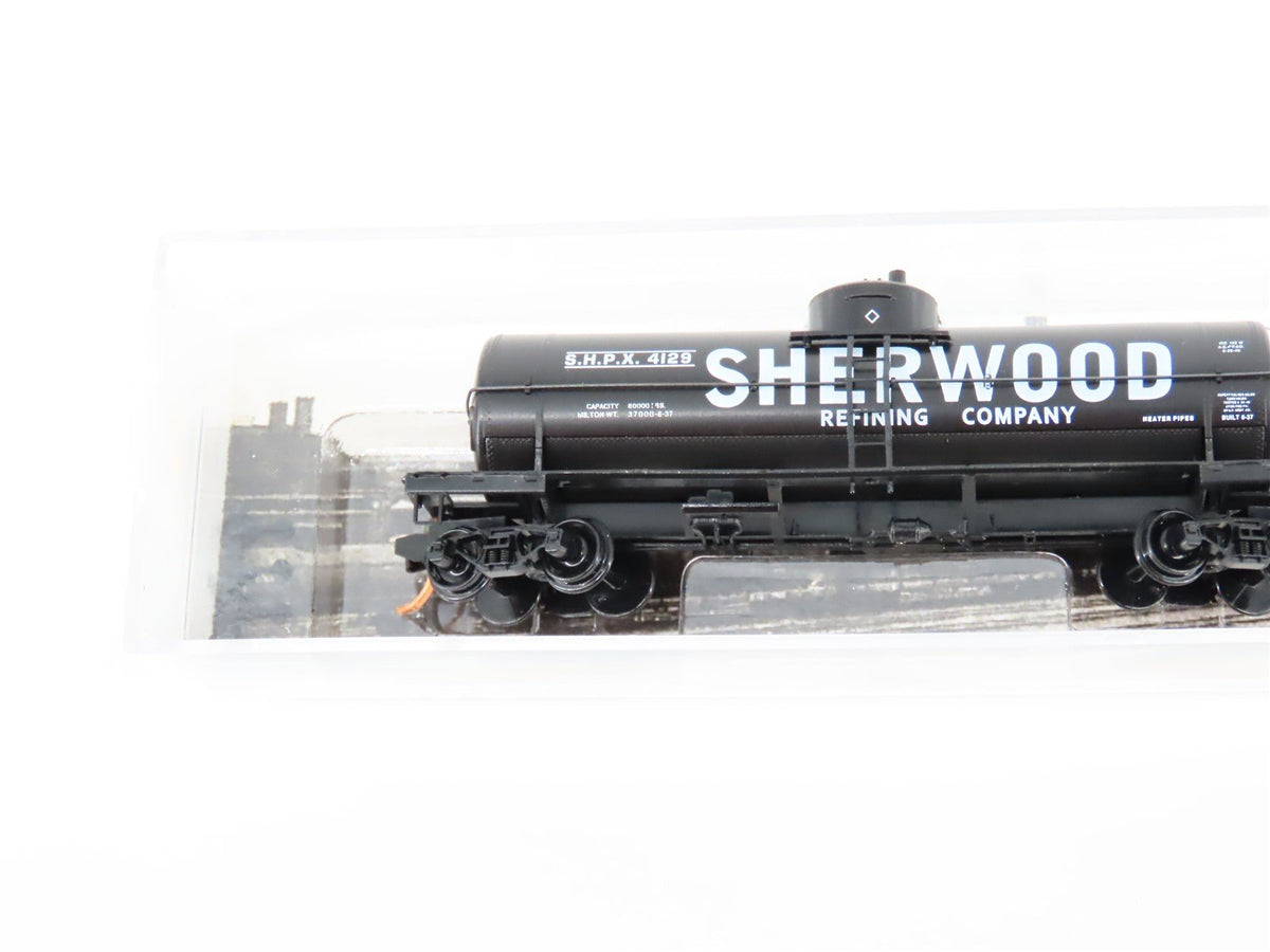 N Scale Micro-Trains MTL #06500760 SHPX Sherwood 39&#39; Single Dome Tank Car #4129