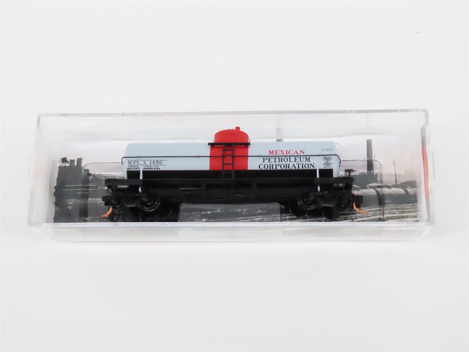 N Micro-Trains MTL #06500840 MPLX Mexican Petroleum Single Dome Tank Car #1456