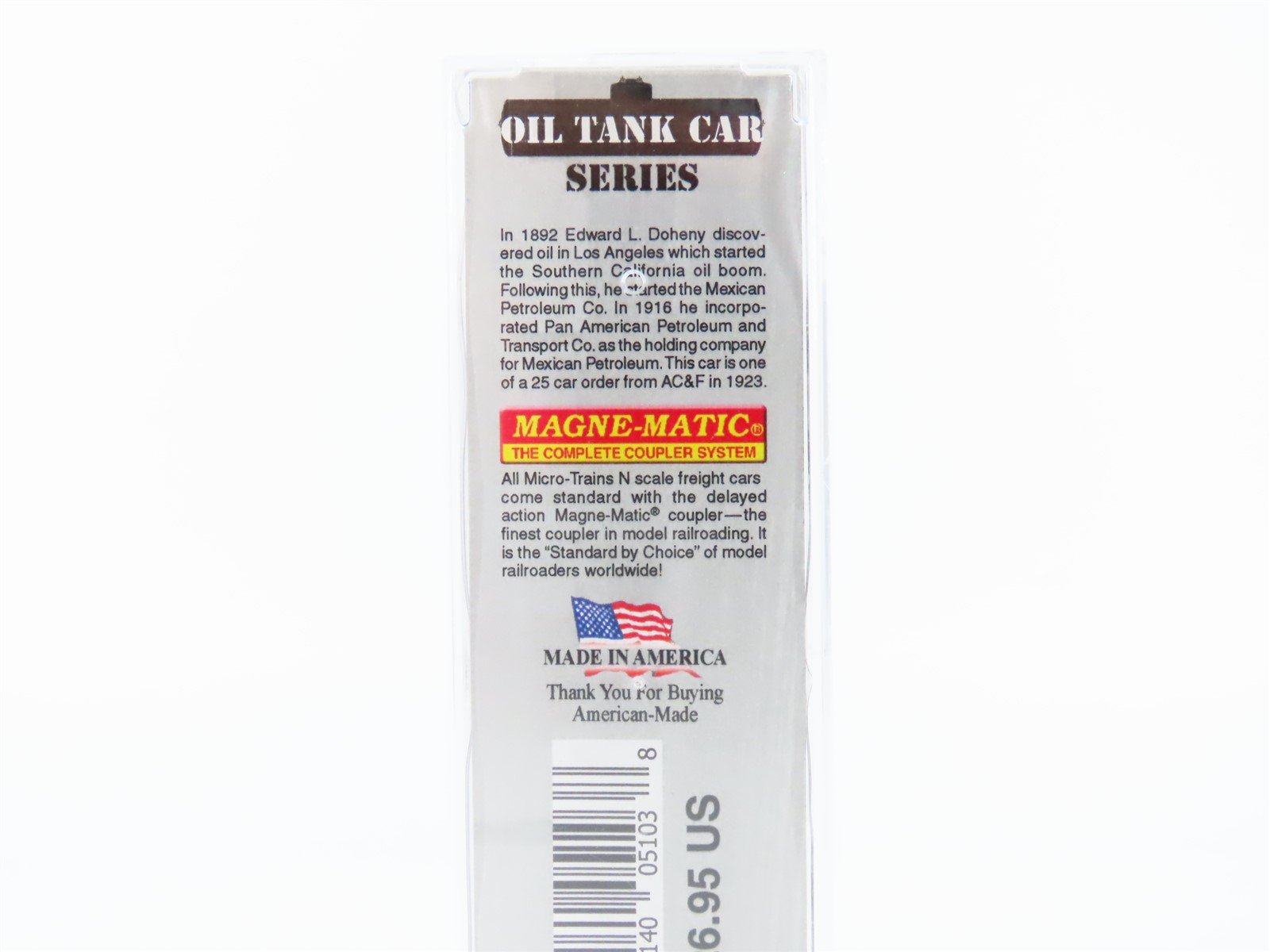 N Micro-Trains MTL #06500840 MPLX Mexican Petroleum Single Dome Tank Car #1456