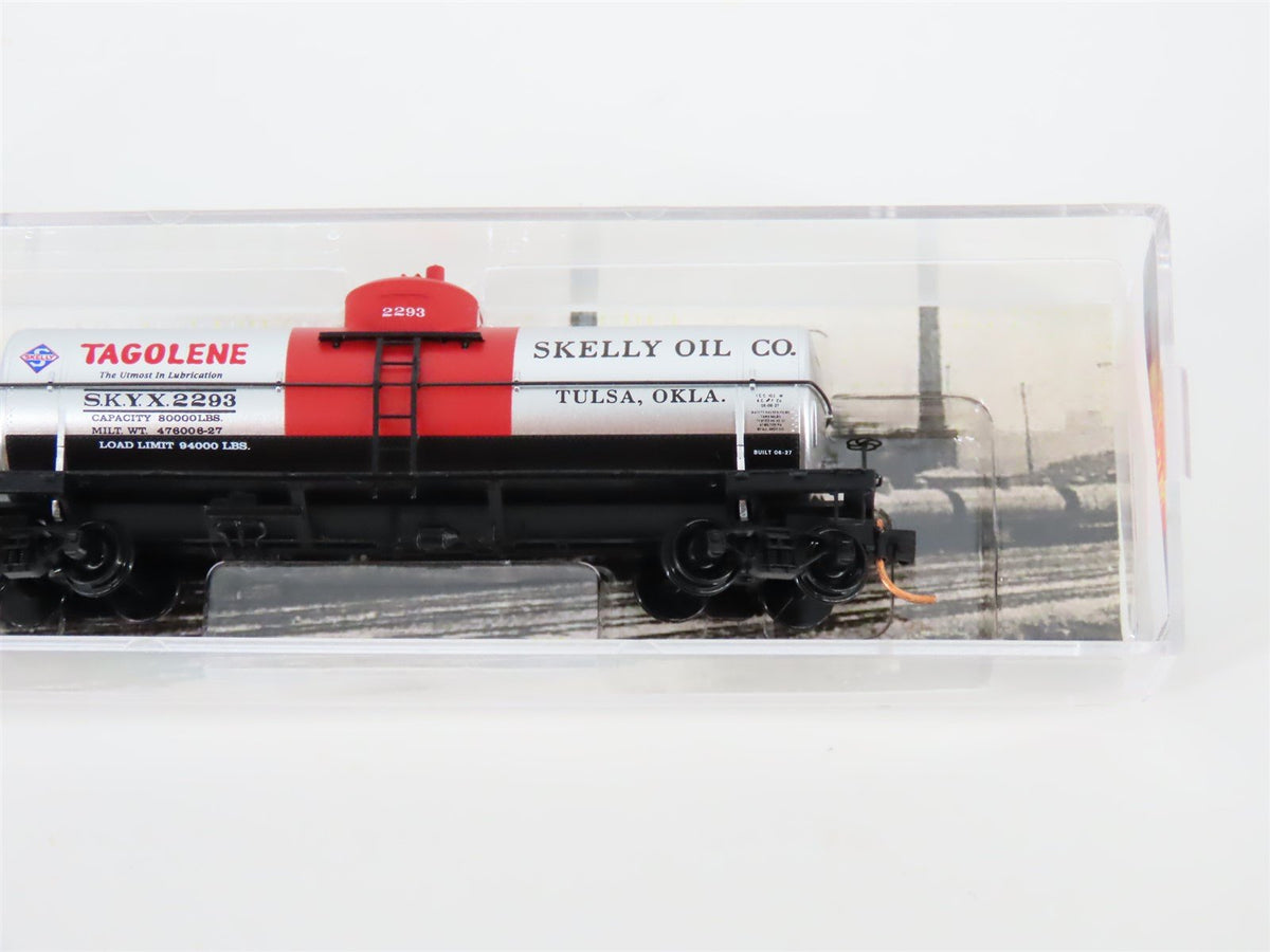 N Micro-Trains MTL #06500780 SKYX Skelly Oil Co. 39&#39; Single Dome Tank Car #2293