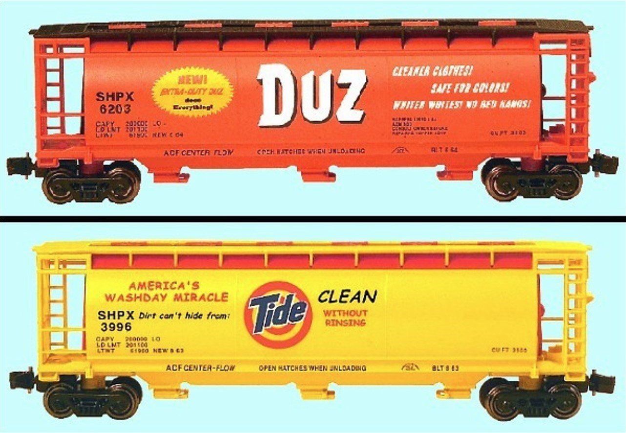 Z FULL THROTTLE FTCOL68 SHPX Duz & Tide ACF 51' 3-Bay Cylindrical Hopper Set #1