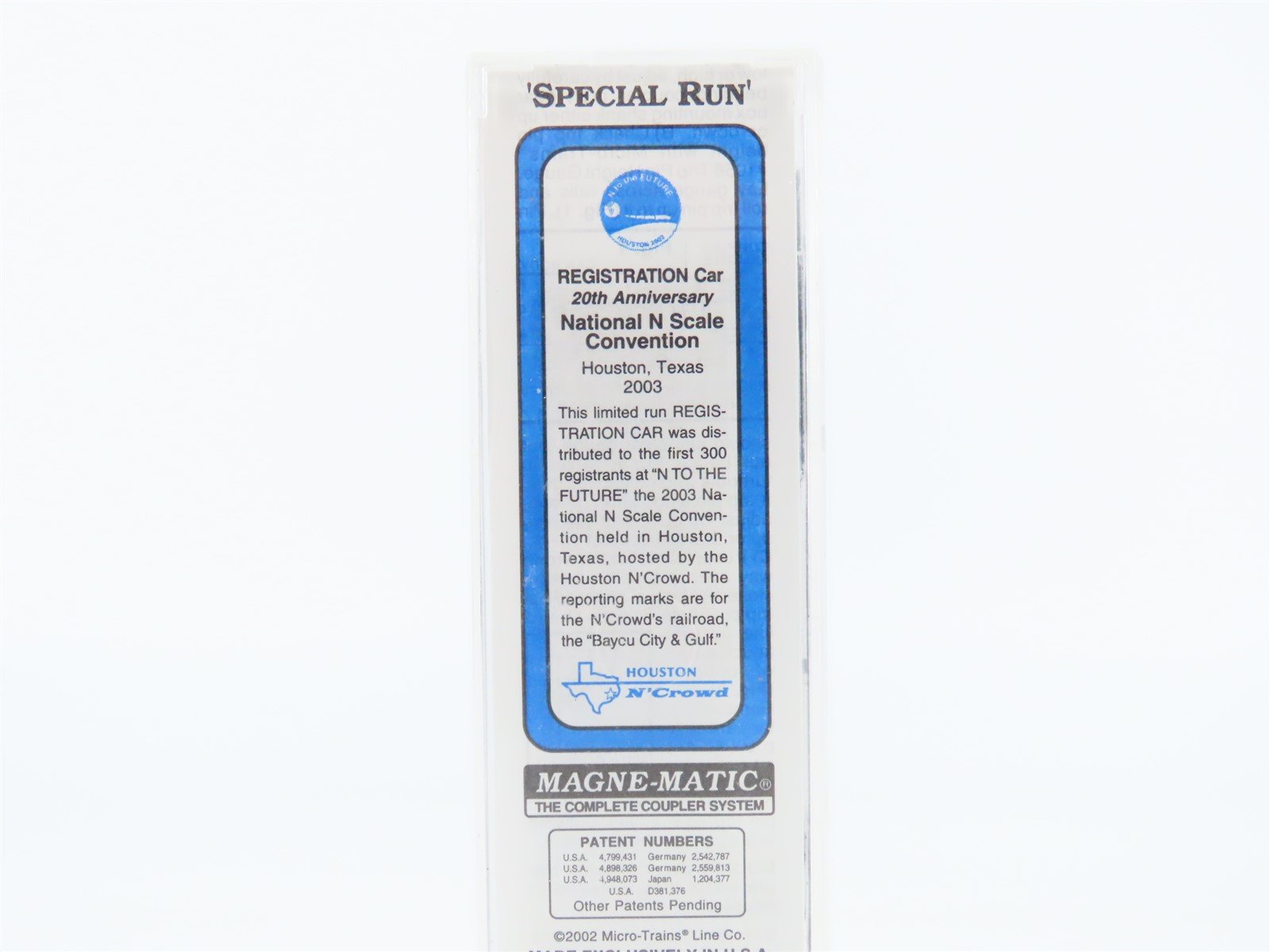 N Micro-Trains MTL Special Run #03-19 BCG 