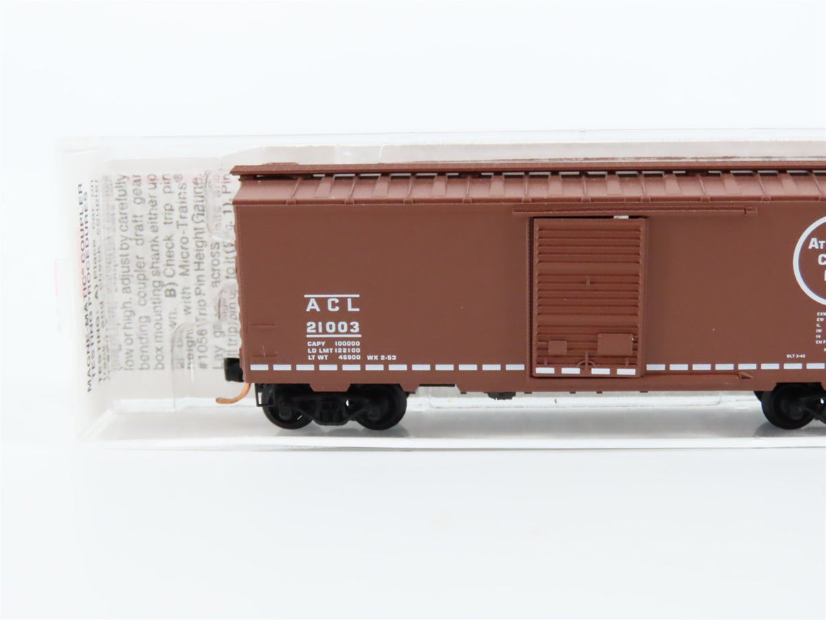 N Scale Micro-Trains MTL #20636 ACL Atlantic Coast Line 40&#39; Box Car #21003