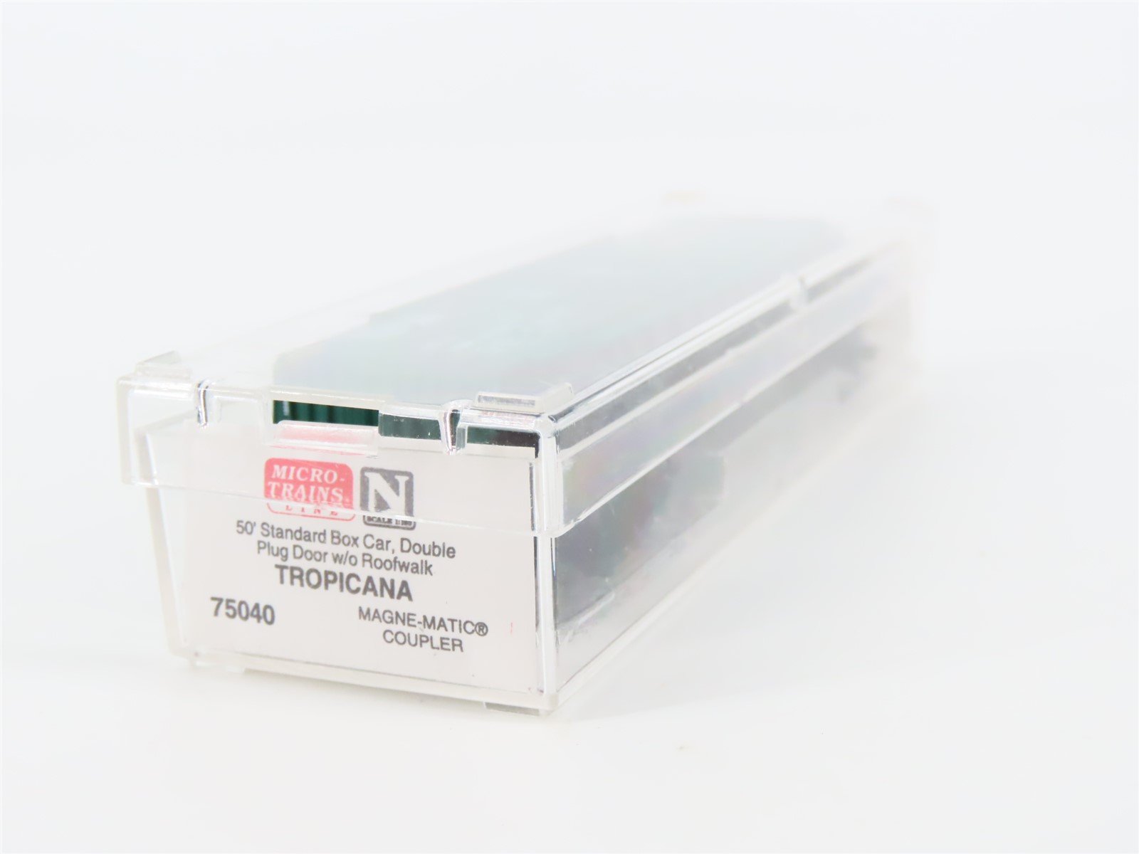 N Scale Micro-Trains MTL #75040 USLX Tropicana 50' Plug Door Box Car #13085