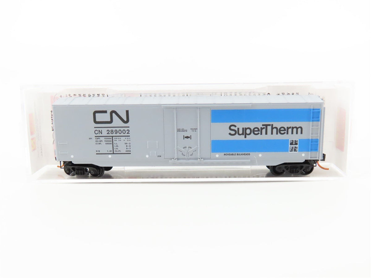 N Scale Micro-Trains MTL #03800330 CN &quot;SuperTherm&quot; 50&#39; Box Car #289002