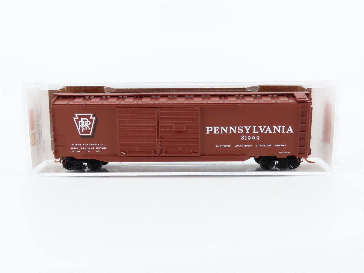 N Scale Micro-Trains MTL #07800010 PRR Pennsylvania 50&#39; Auto Box Car #81999