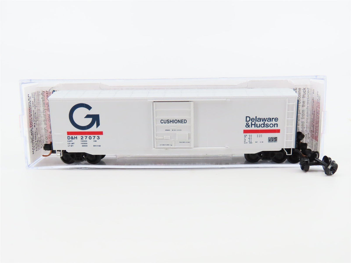 N Scale Micro-Trains MTL #07700060 D&amp;H Delaware &amp; Hudson 50&#39; Box Car #27073