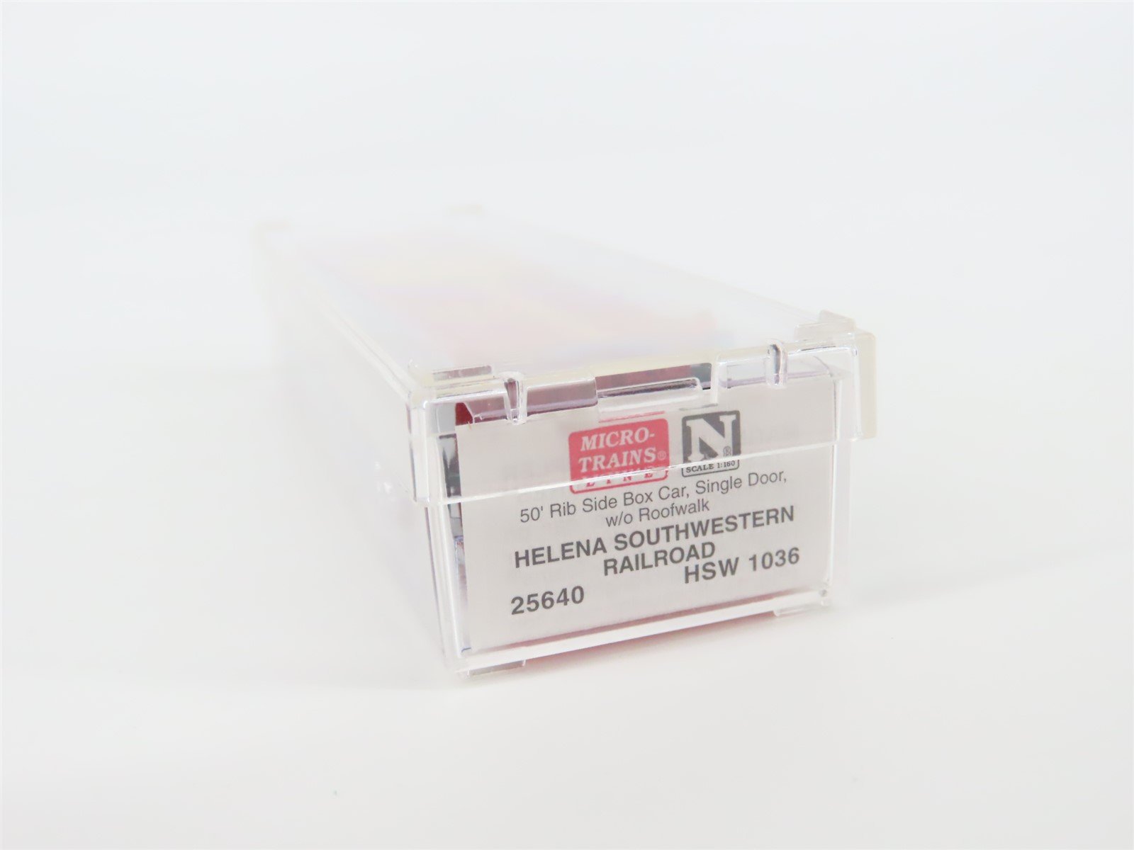 N Scale Micro-Trains MTL #25640 HSW Helena Southwestern 50' Box Car #1036