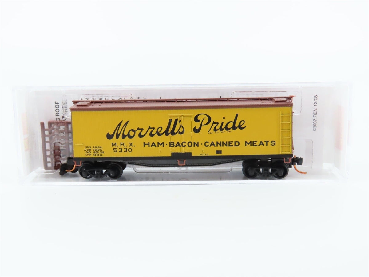 N Scale Micro-Trains MTL #04900610 MRX Morrell&#39;s Pride 40&#39; Wood Reefer #5330