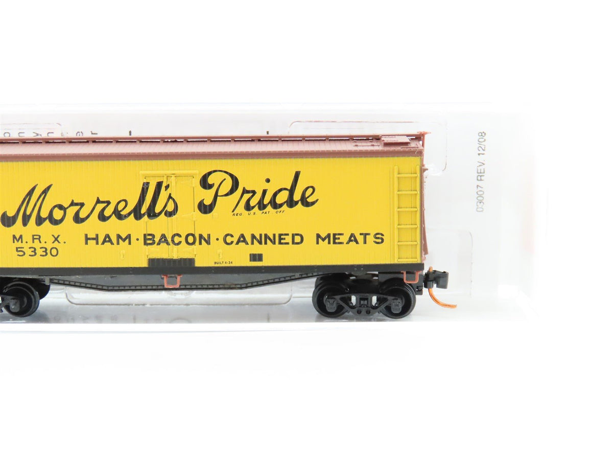 N Scale Micro-Trains MTL #04900610 MRX Morrell&#39;s Pride 40&#39; Wood Reefer #5330