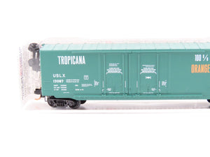 N Micro-Trains MTL #75040 USLX Tropicana 50' Double Plug Door Box Car #13087