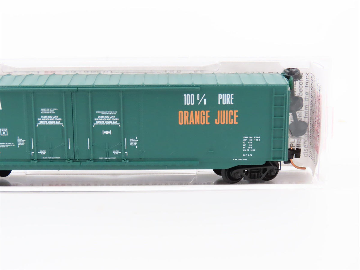 N Micro-Trains MTL #75040 USLX Tropicana 50&#39; Double Plug Door Box Car #13087